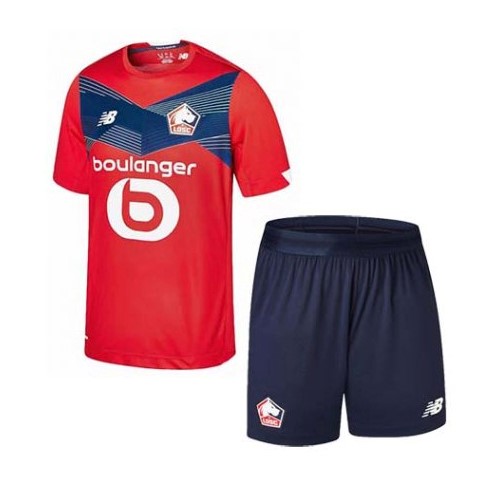 Trikot Lille Heim Kinder 2020-21 Rote Fussballtrikots Günstig